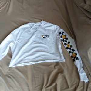 Vans Long Sleeved Cropped Tee NWOT